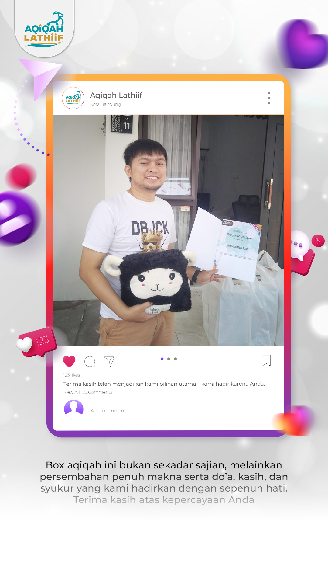 Terima Kasih Aqiqah Lathiif